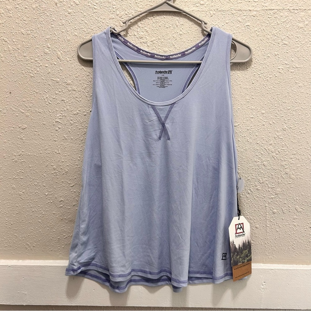 Avalanche Racer Back Tank Top Athletic Tank Watercolor Batik Style FAVSS004D NWT